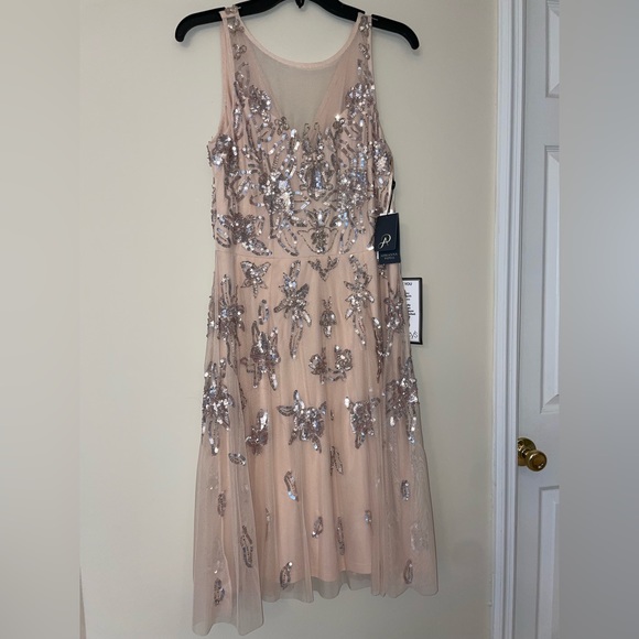Adrianna Papell Sparkle Dress Adrianna Papell Gold 2024 Sequin Dress
